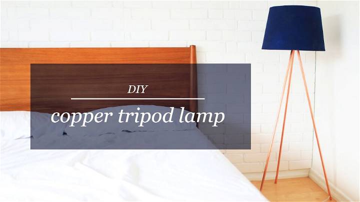 DIY Copper Tripod Lamp