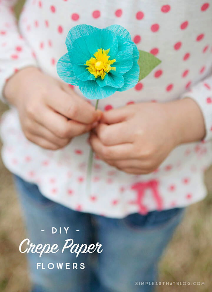 DIY Crepe Paper Flowers at Home