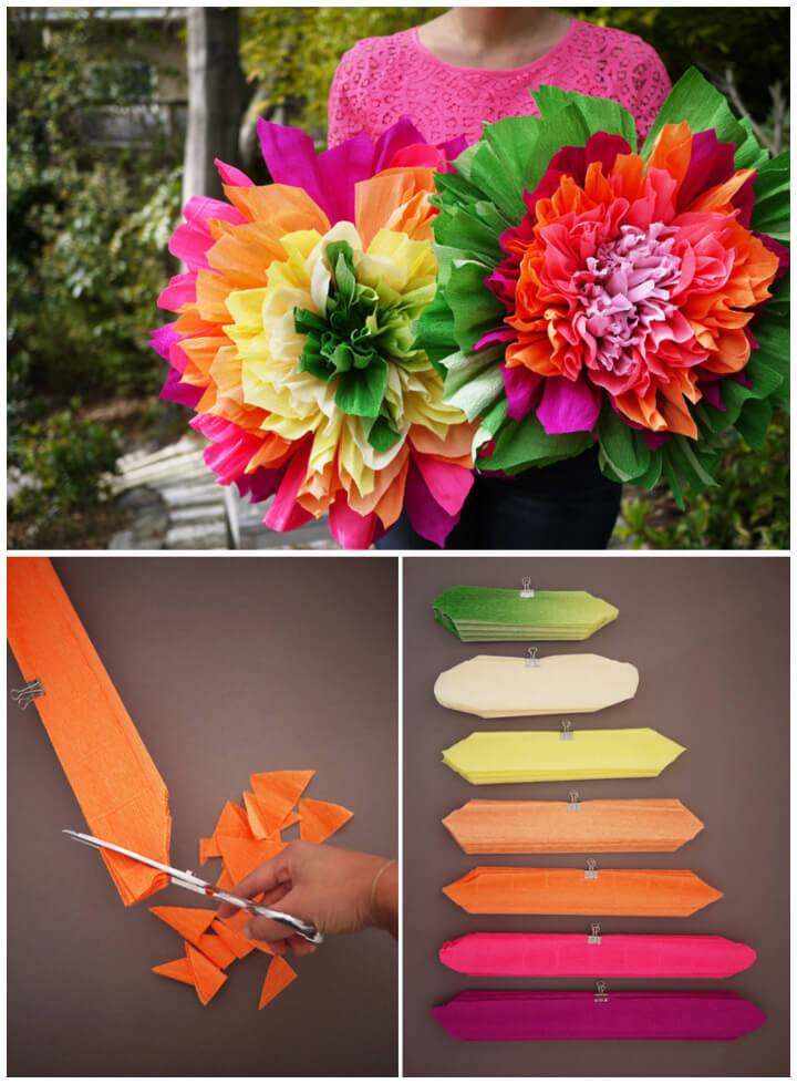 DIY Crepe Paper Flowers for Any Celebration