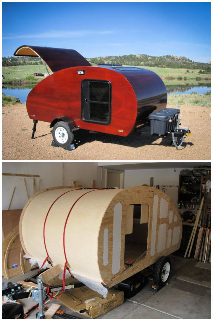 DIY Teardrop Trailer at Home