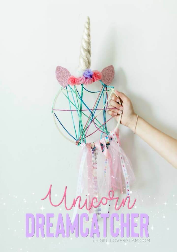 DIY Darling Unicorn Dreamcatcher Craft