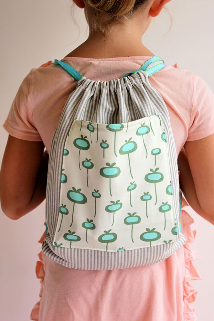 DIY Drawstring Backpack