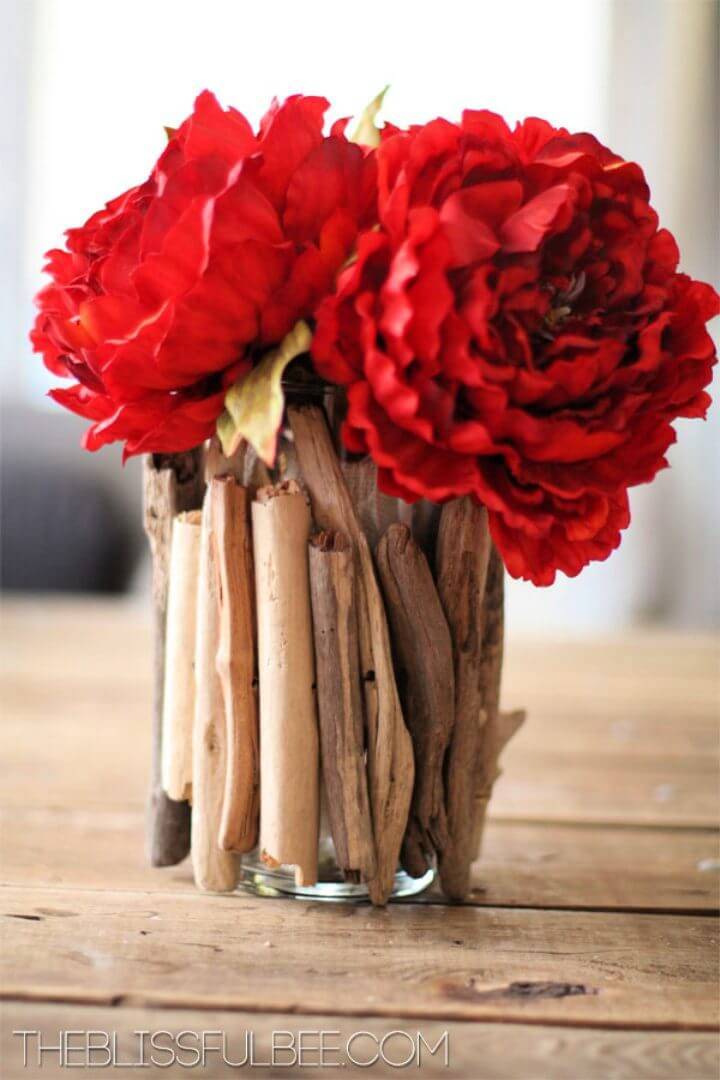 DIY Driftwood Vase