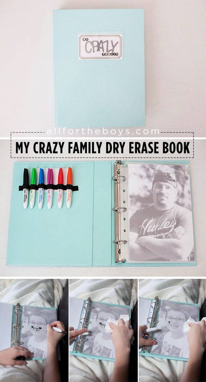 DIY Dry Erase Book