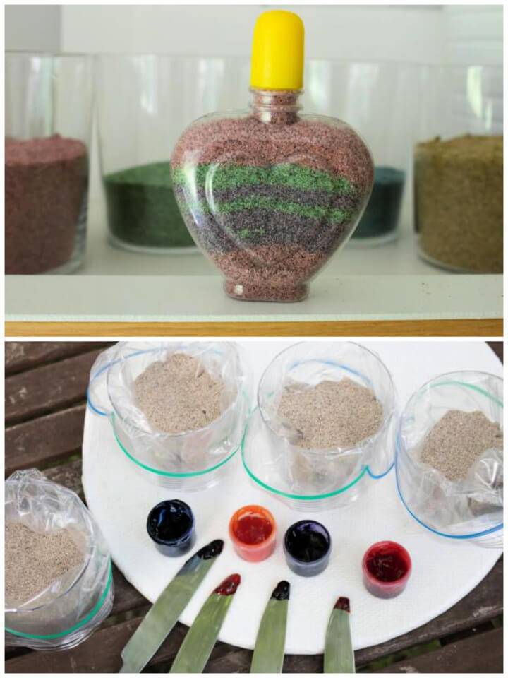 DIY Dyed Sand for Summer Crafts