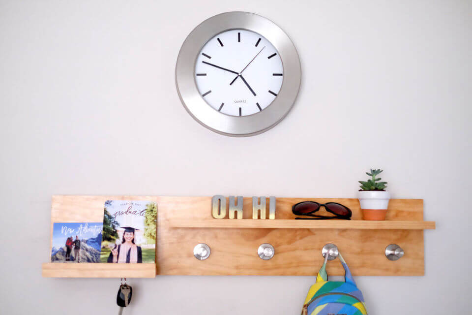 DIY Entryway Coat Rack