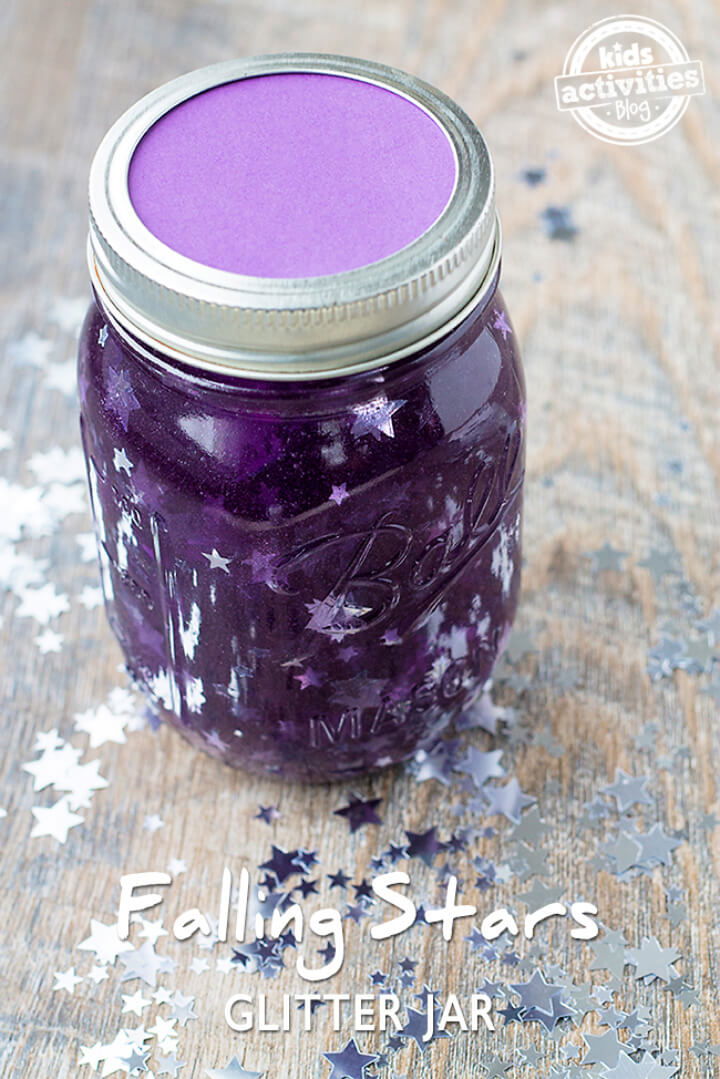 Falling Stars Glitter Jar Tutorial