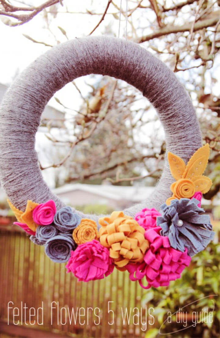 Easy DIY Felt Flowers 