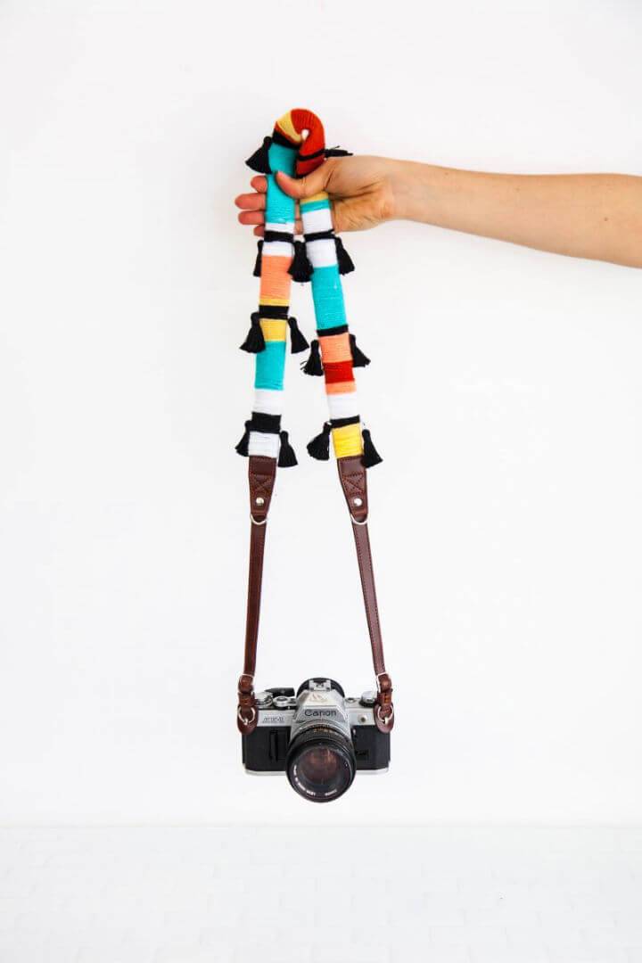 DIY Fringe Camera Strap