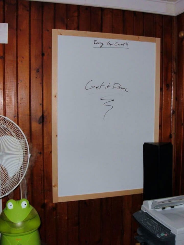 How to Make a Whiteboard at Home