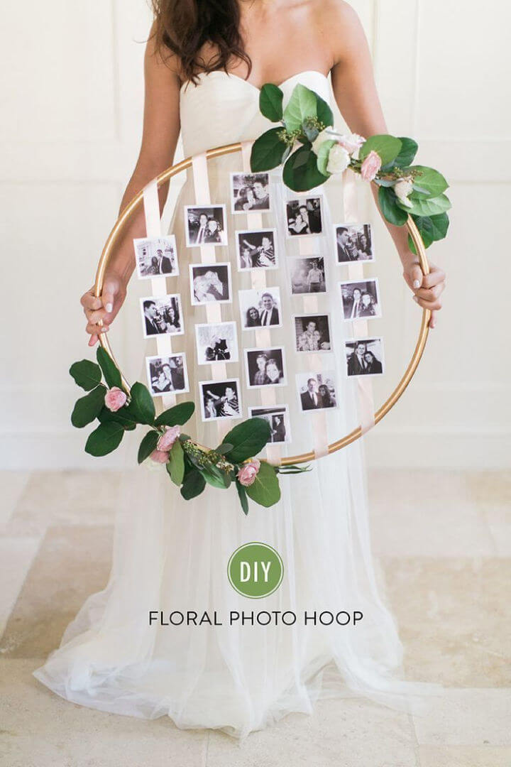 How to Create a Hula Hoop Photo Frame