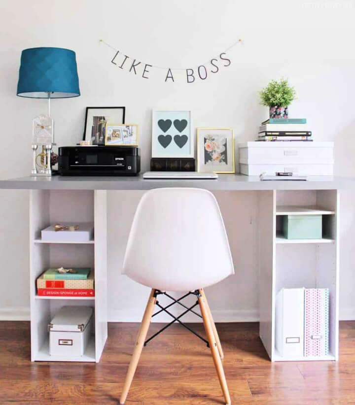 DIY Ikea Hack Desk Under 60