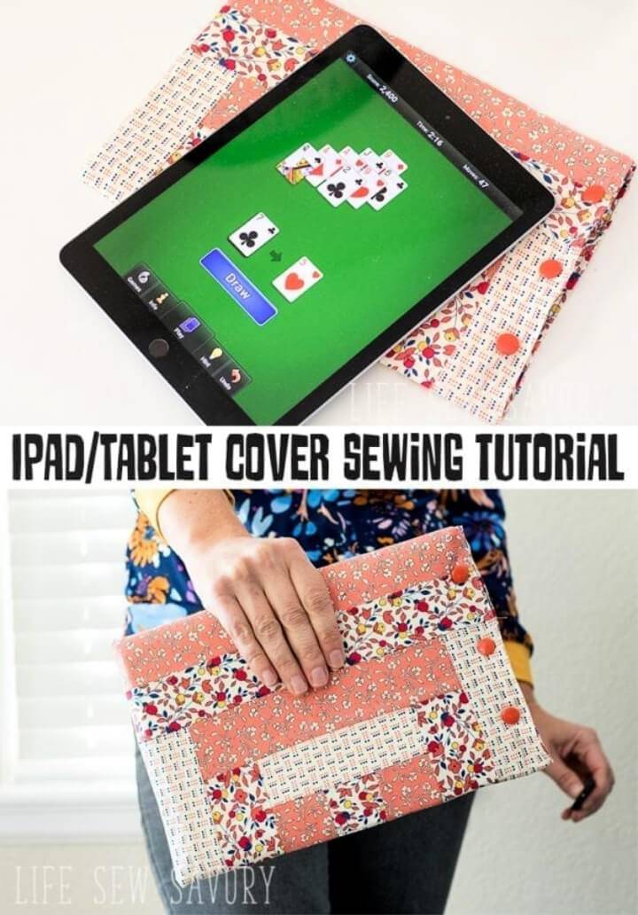 DIY Ipad Case Free Sewing Pattern