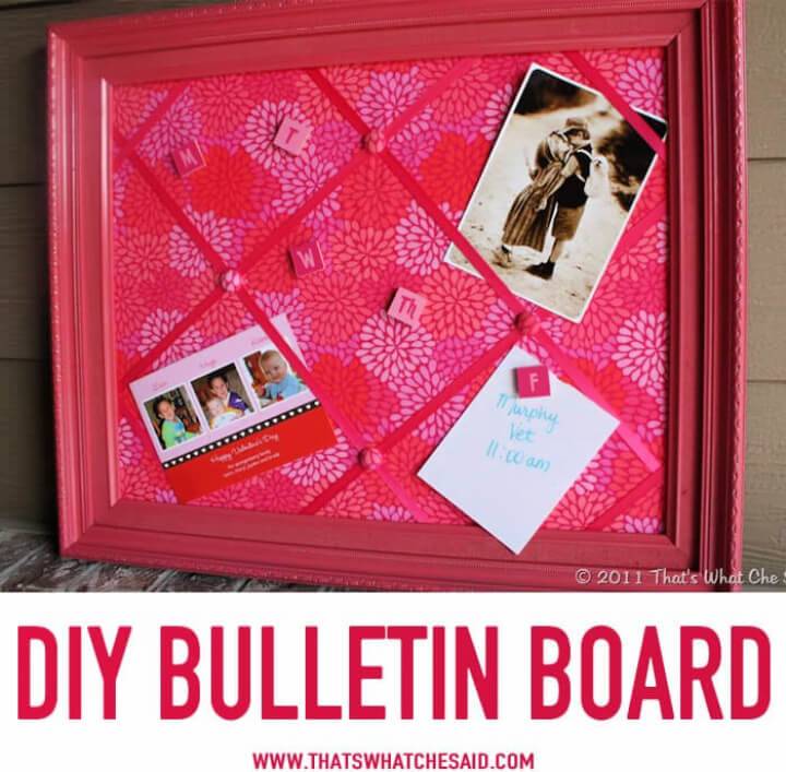 DIY Memo and Bulletin Board