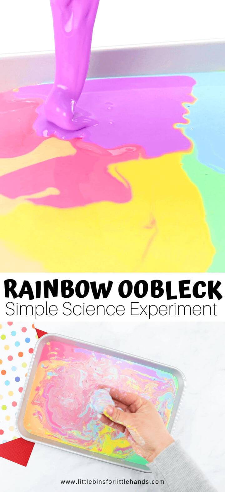 DIY Oobleck In a Rainbow Of Colors