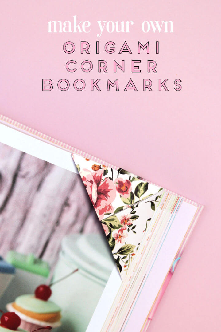 DIY Origami Triangle Corner Bookmarks