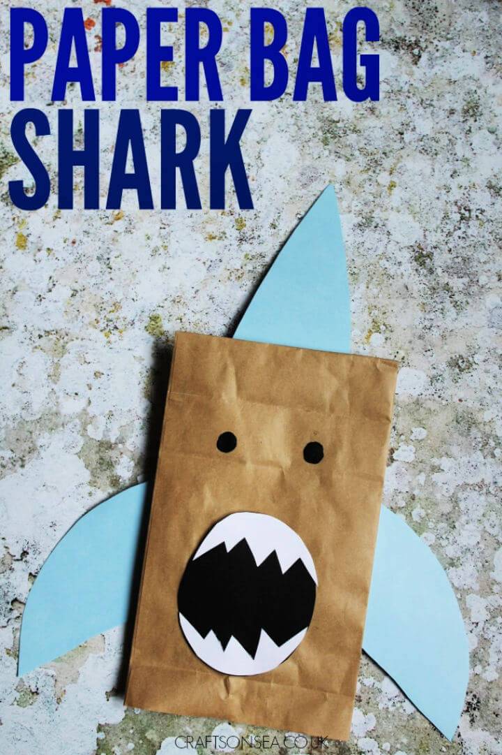 DIY Paper Bag Shark Craft