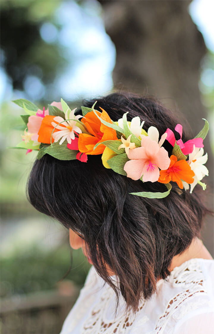 DIY Paper Flower Crown