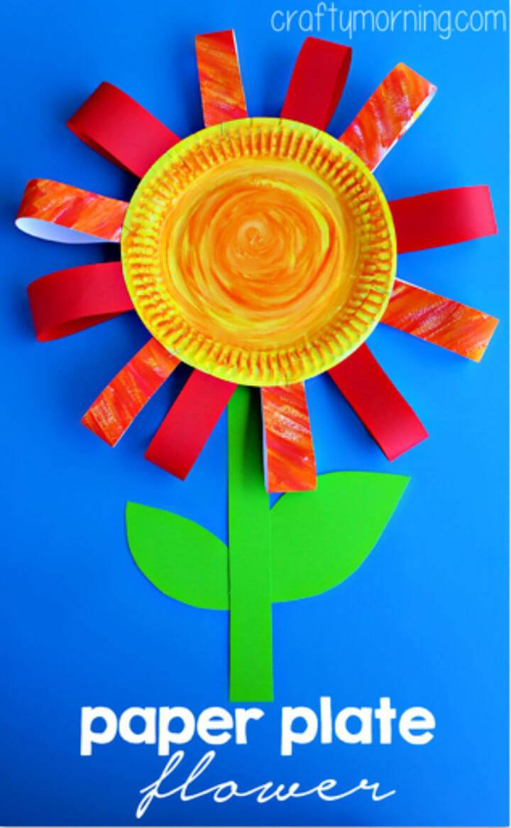 DIY Paper Plate Flower Craft for Kids