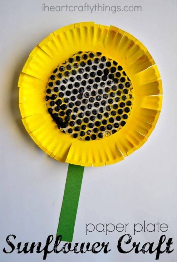 DIY Paper Plate Sunflower Craft for Summer