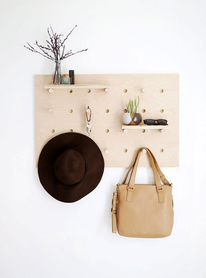 DIY Pegboard Wall Organizer