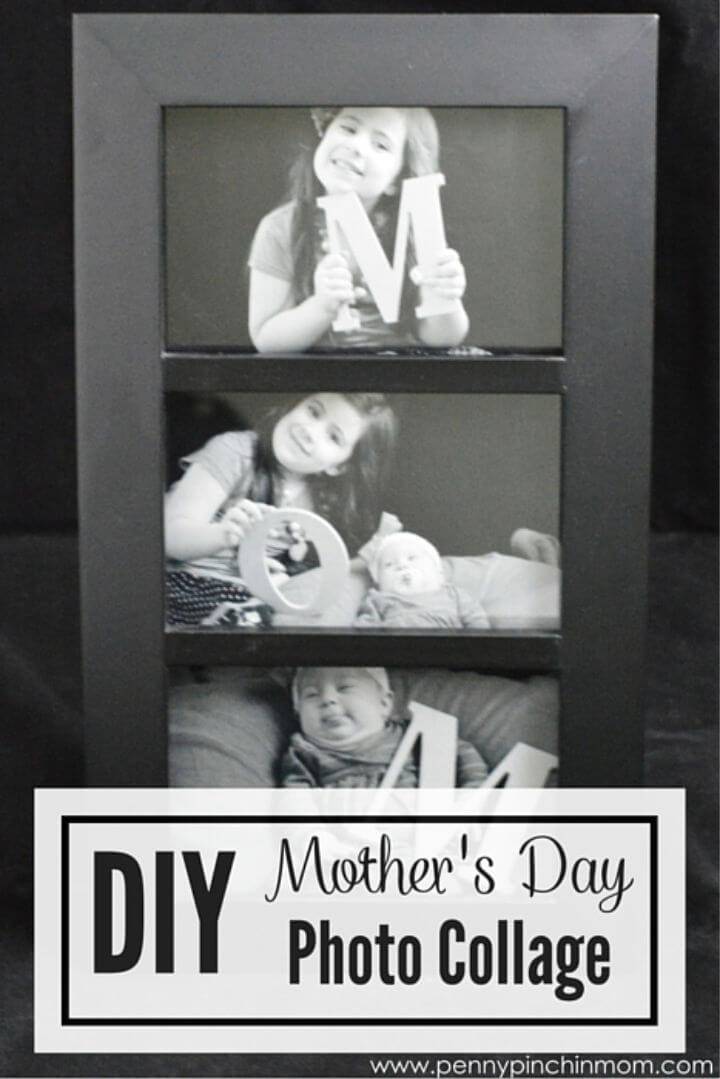 DIY Photo Collage Farm for Mother Day