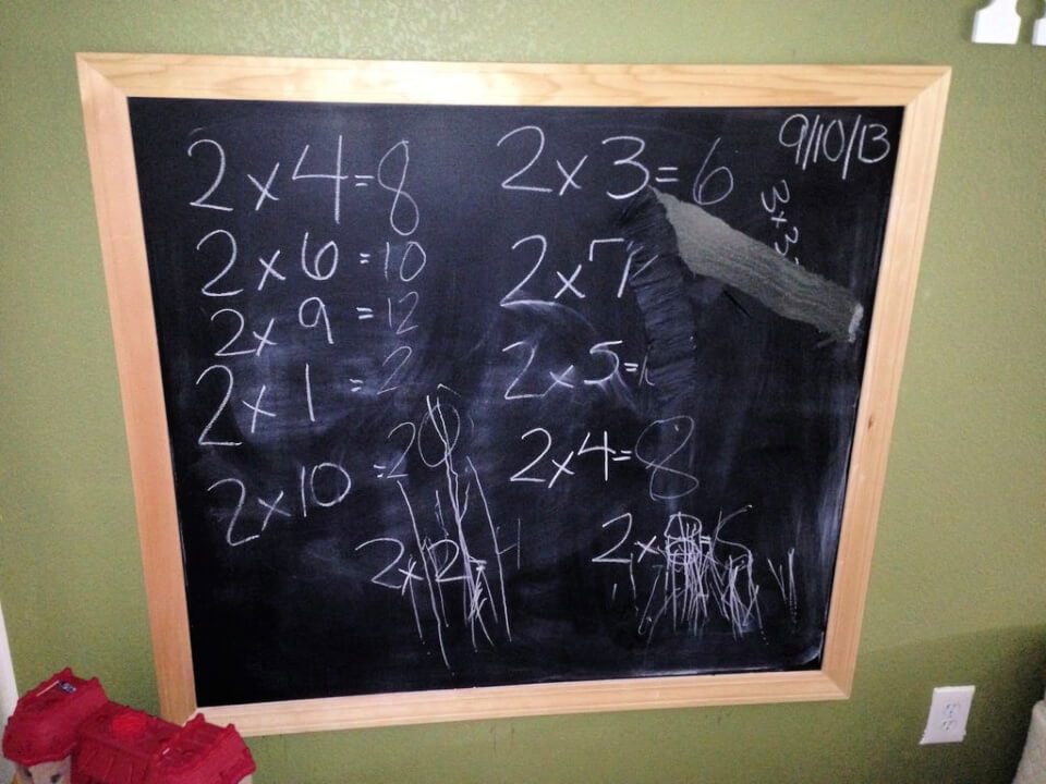 Make Your Own Large Chalkboard