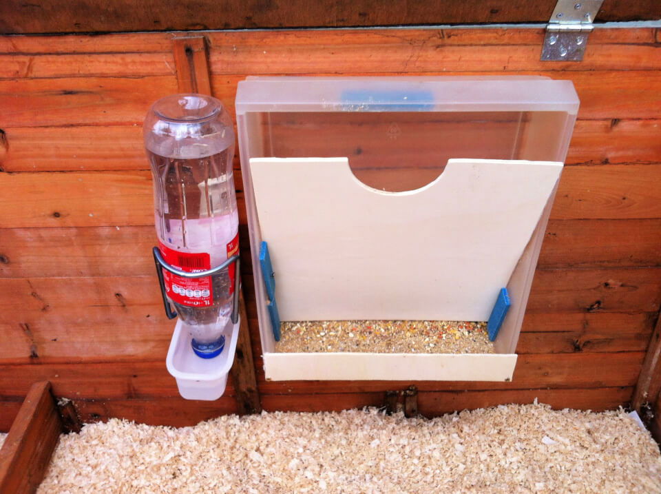 DIY Plywood Chicken Feeder