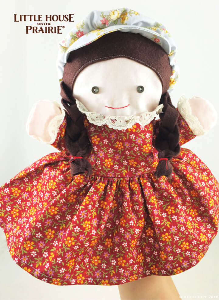 Handmade Prairie Rag Doll Puppet