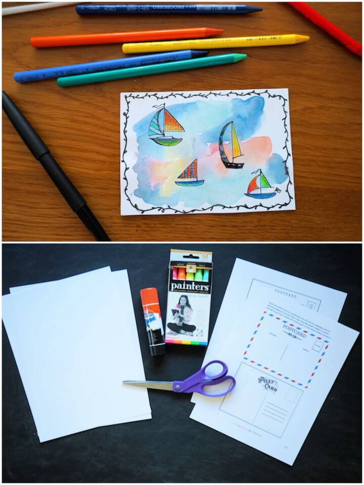 DIY Printable Postcards for Kids