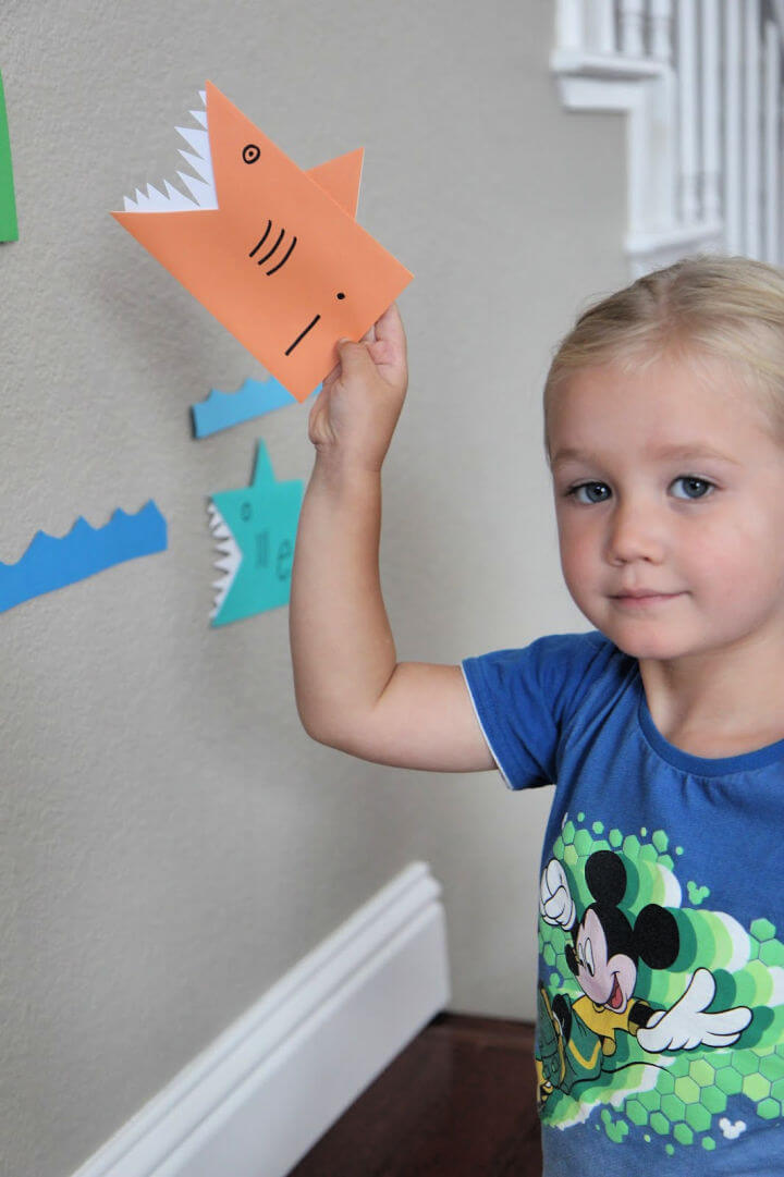 DIY Shark Name Game for Preschoolers