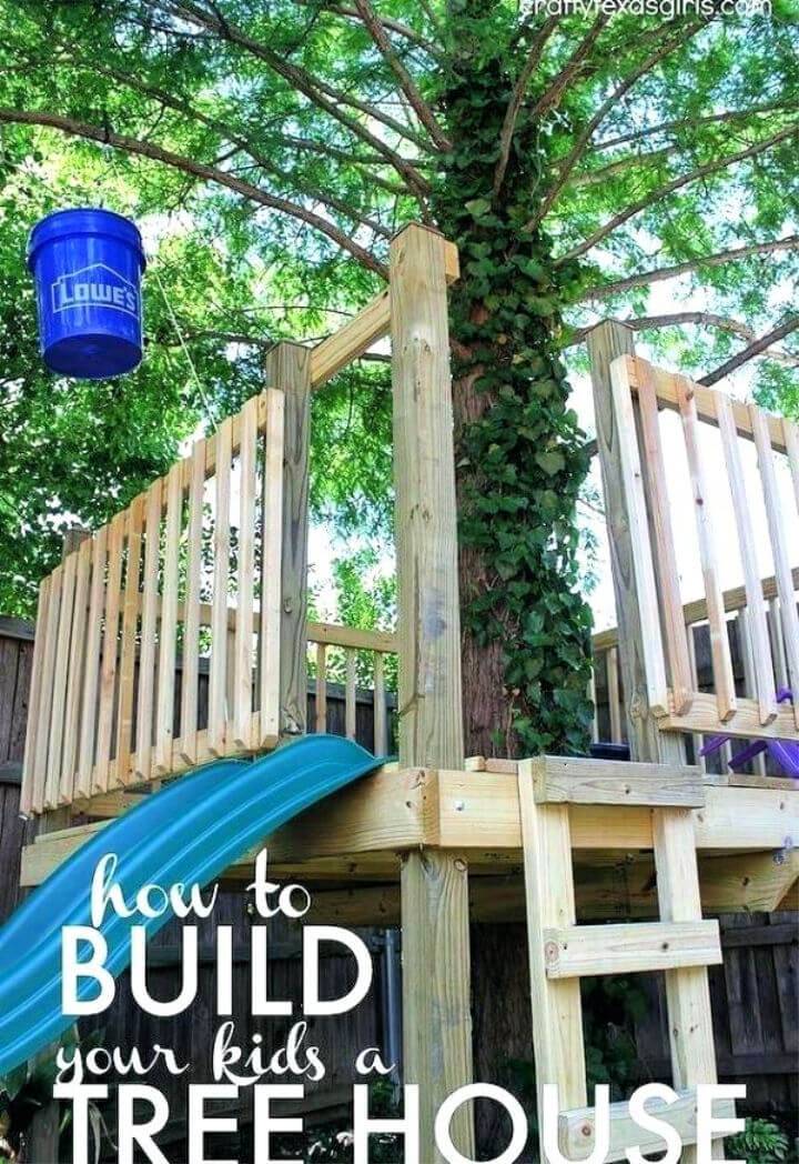 DIY Small Space Pallets Tree House