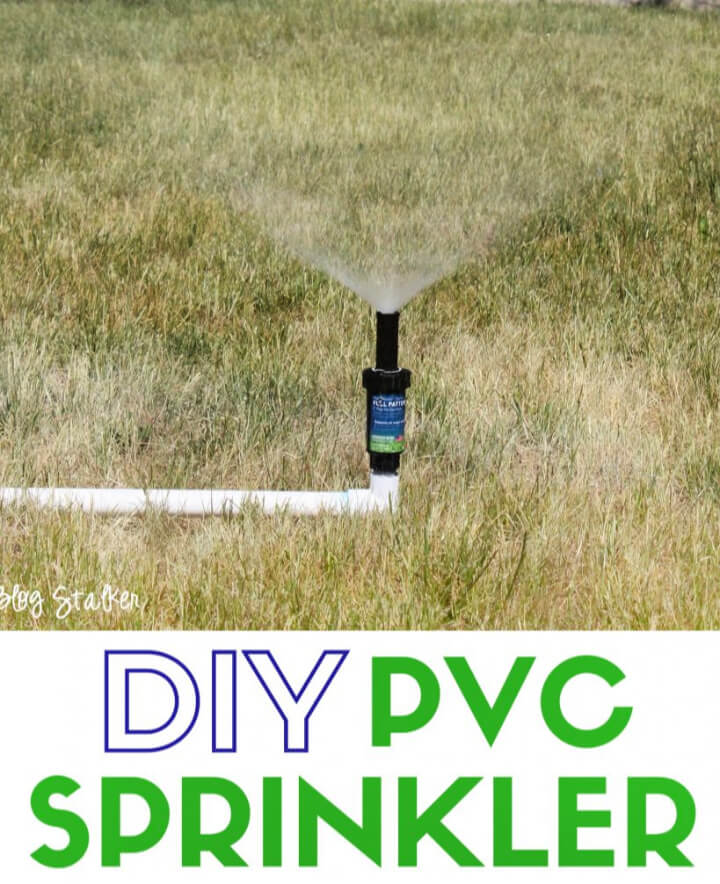 DIY Sprinkler Made from PVC Pipe