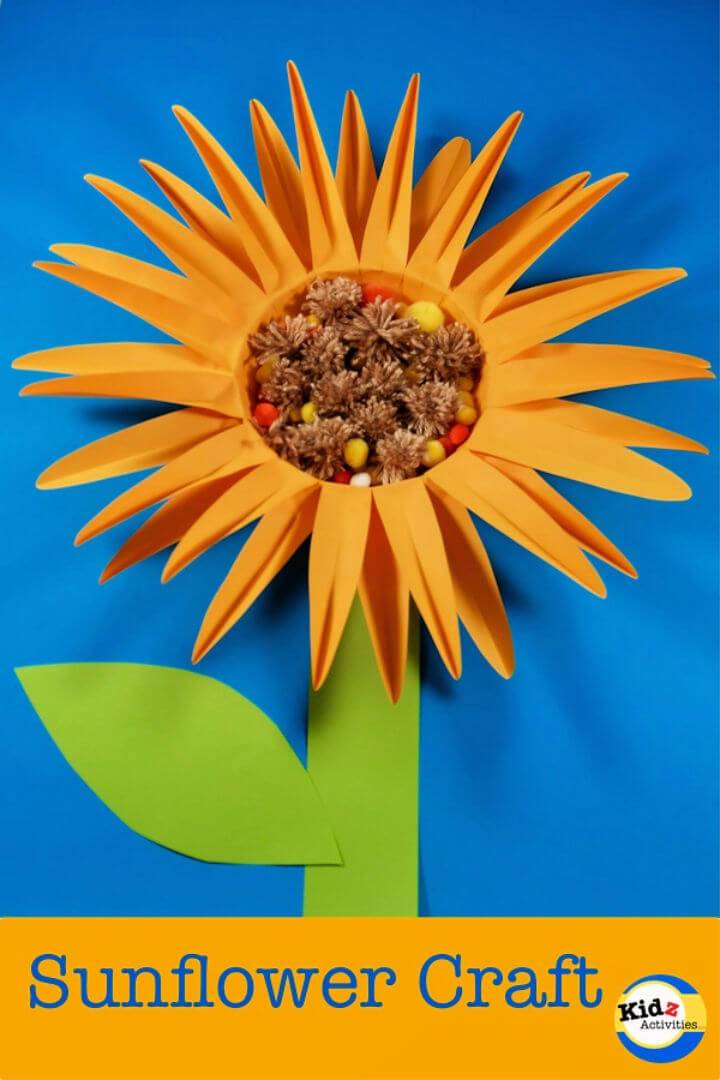 DIY Sunflower Craft for Preschoolers