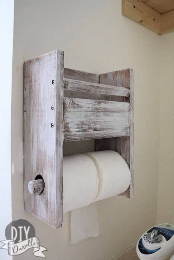 DIY Toilet Paper Holder under 2 Hours