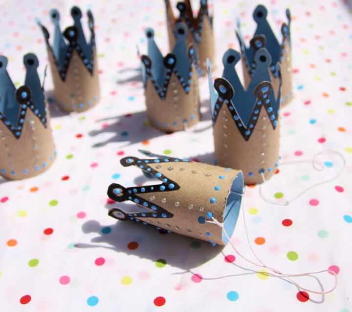 DIY Toilet Paper Roll Birthday Crown