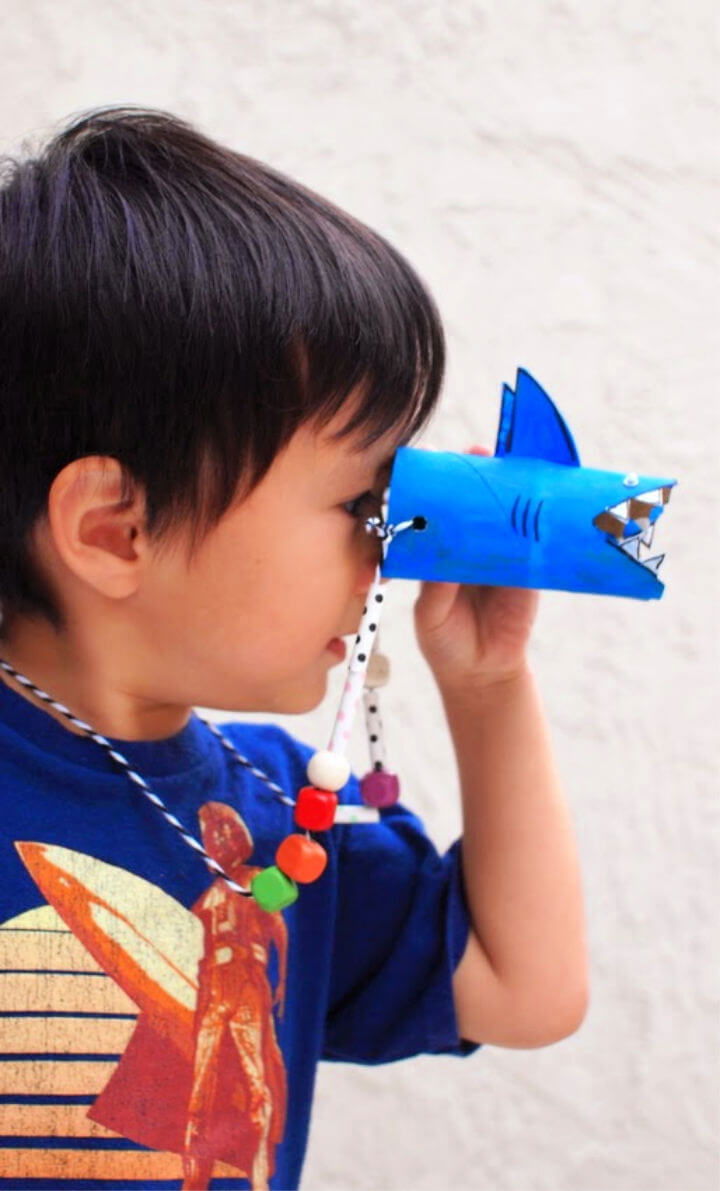 DIY Toilet Roll Shark Binoculars