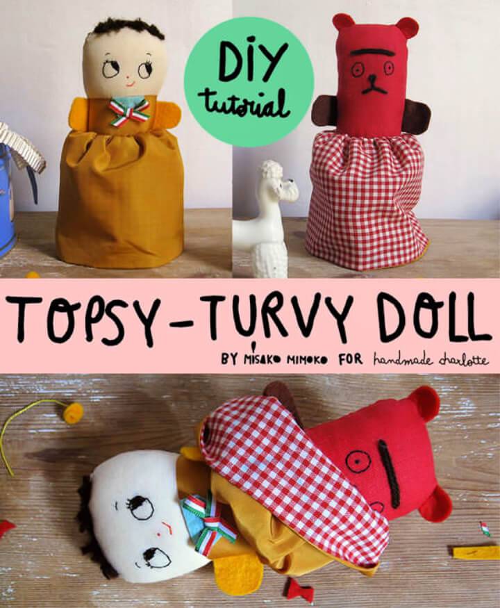 DIY Topsy turvy Rag Doll