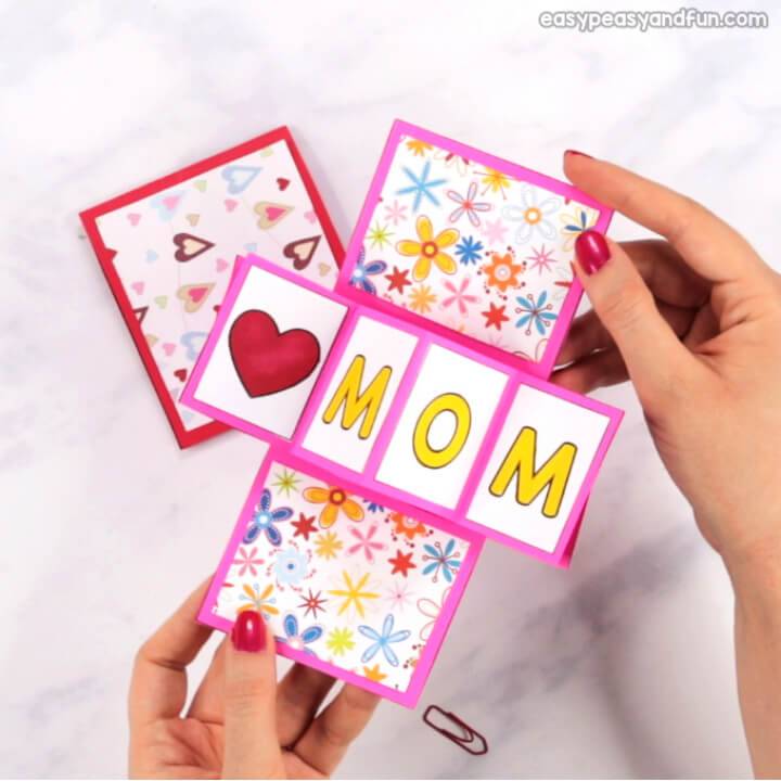 DIY Twist and Pop Mother’s Day Card