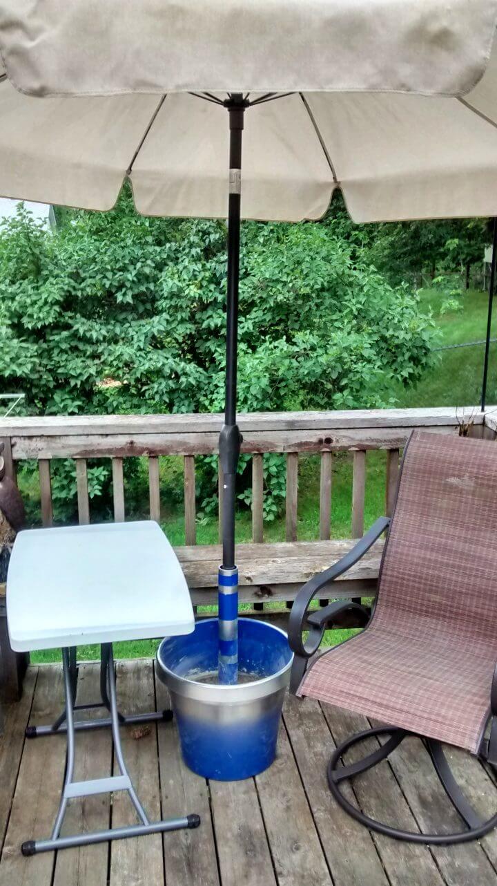 DIY Umbrella Stand on Budget