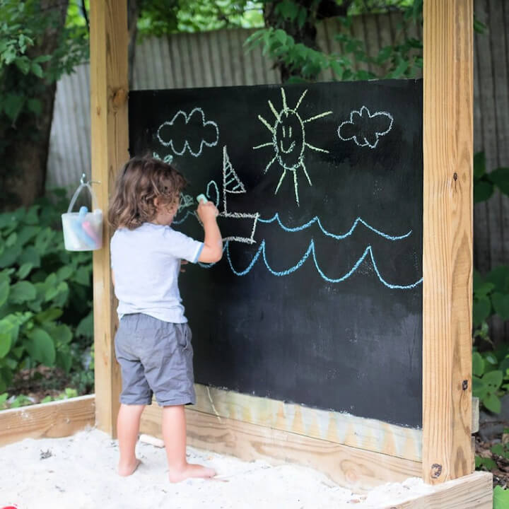 DIY Weatherproof and Durable Chalkboard Design