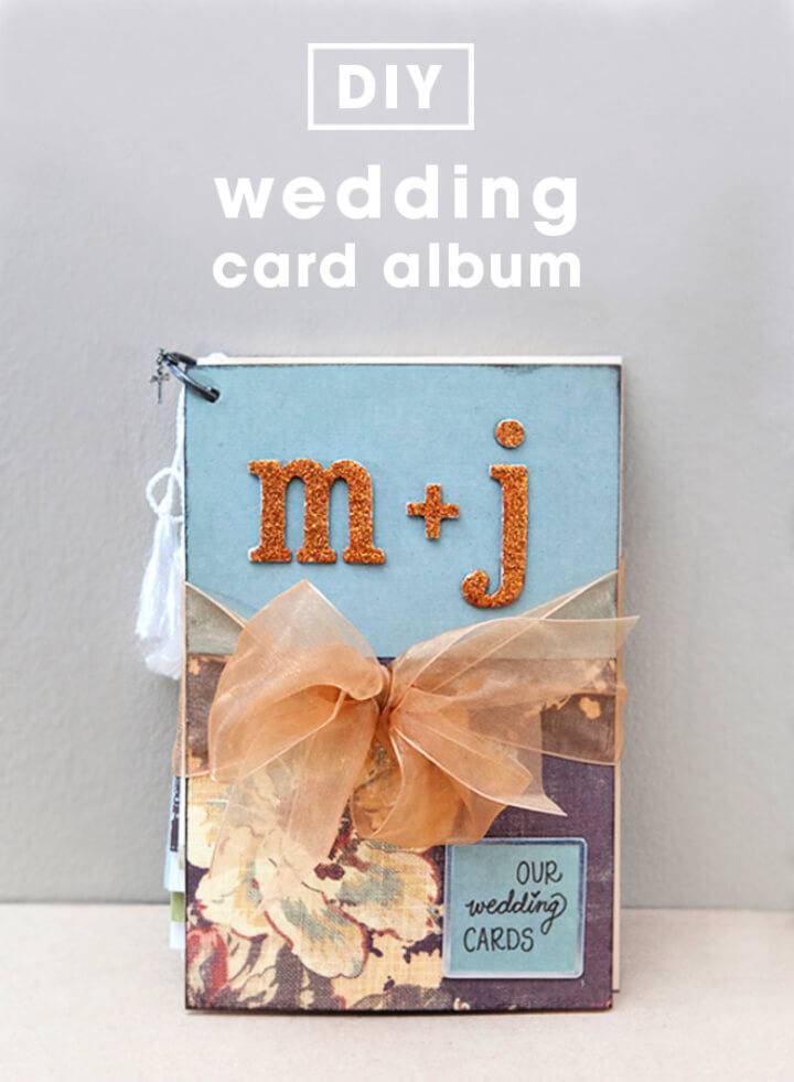 DIY Wedding Card Keepsake Album