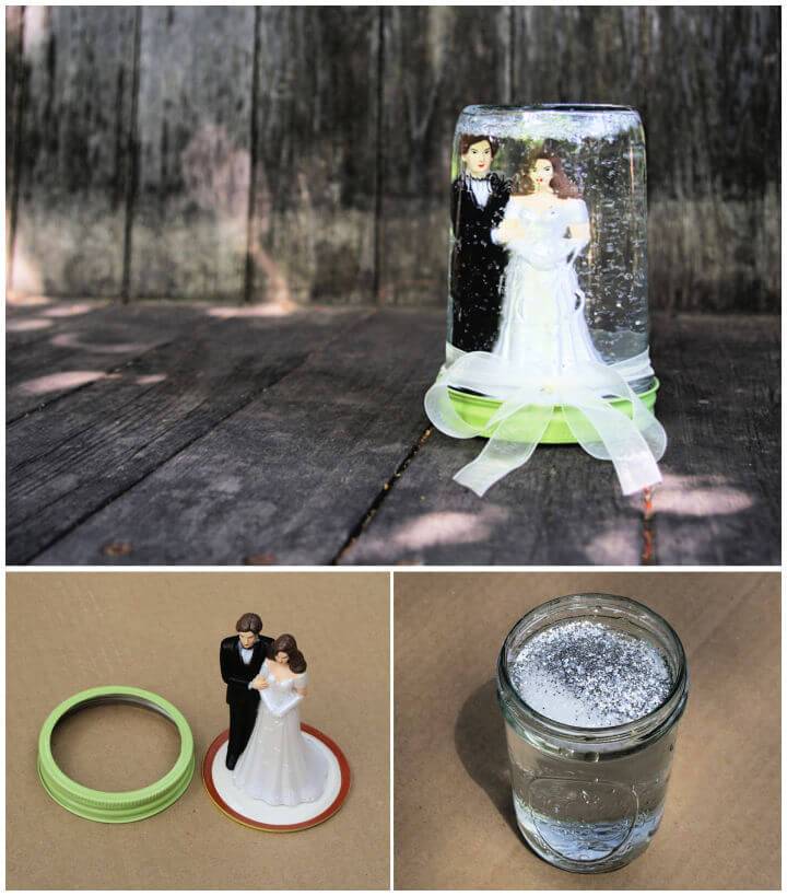 DIY Wedding Snow Globe