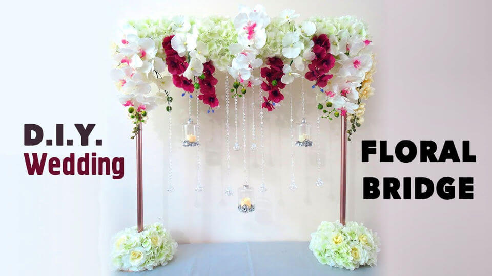 DIY Wedding Table Stand Centerpiece