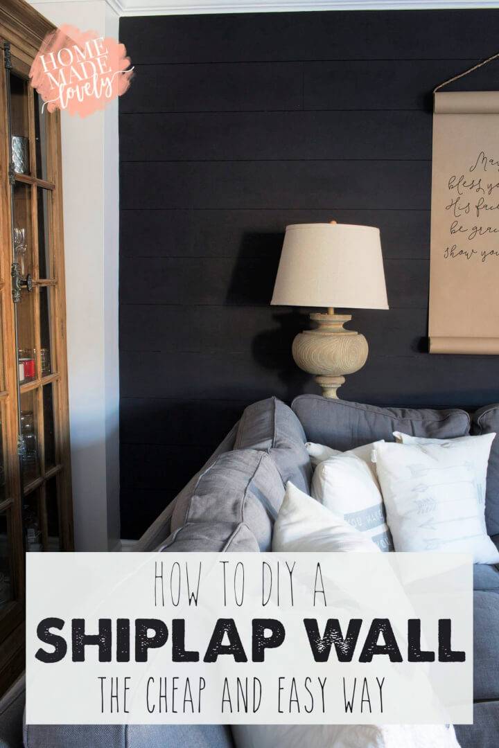 DIY a Shiplap Wall the Cheap and Easy Way