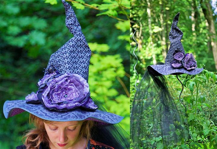 Dead Roses Witch Hat Free Pattern