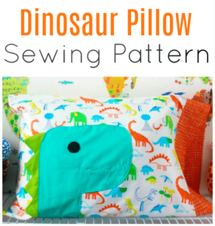 DIY Dinosaur Pillowcase for Kids