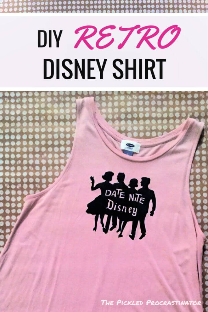 Disney Shirt Using Freezer Paper