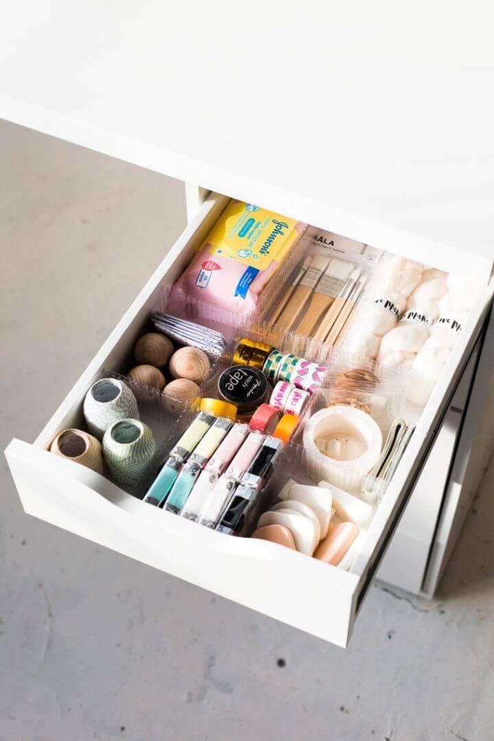 Drawer Dividers to Organise Your Craft Supplies