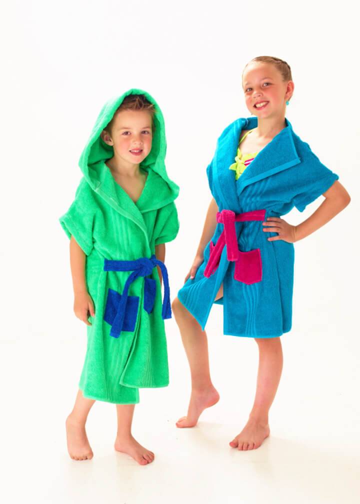 Easy 1 Towel Bath Robes – Sewing Project